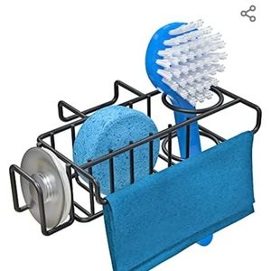 Sponge holder for kitchen sink